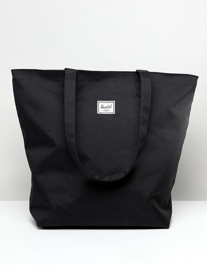 Herschel Mica Black Shopper Tote Bag - Black