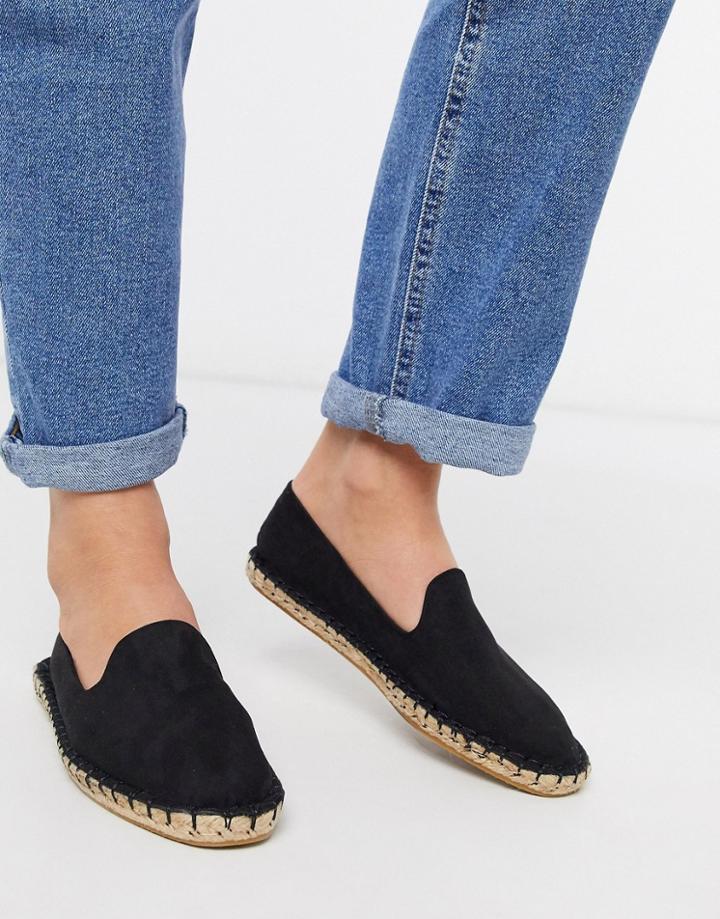 Asos Design Jual Espadrilles In Black