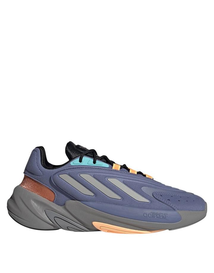 Adidas Originals Ozelia Sneakers In Navy With Color Pops