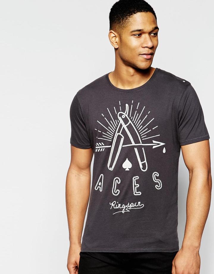 Ringspun T-shirt - Black