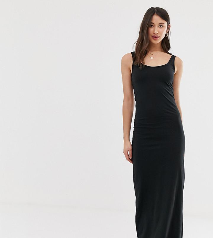 Vero Moda Tall Jersey Maxi Dress In Black - Black