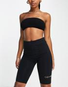 Calvin Klein Jeans X Pride Monogram Logo Legging Shorts In Black