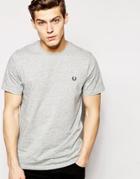 Fred Perry T-shirt With Crew Neck - Gray