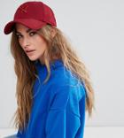 New Era 9forty Cap With Sports Mesh And Breathable Fabric In Berry - Red