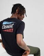Element Gizmo Back Print T-shirt In Black - Black