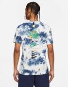 Nike Festival Tie-dye Graphic Back Print T-shirt In Blue-blues