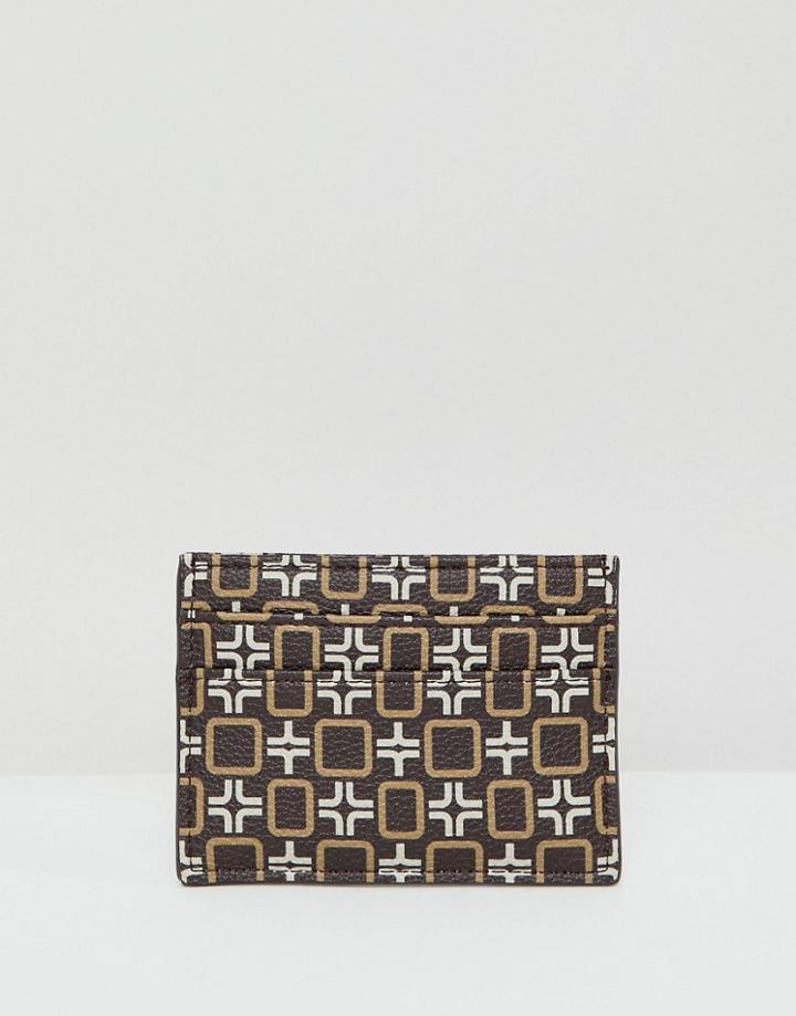 Asos Design Monogram Cardholder - Multi