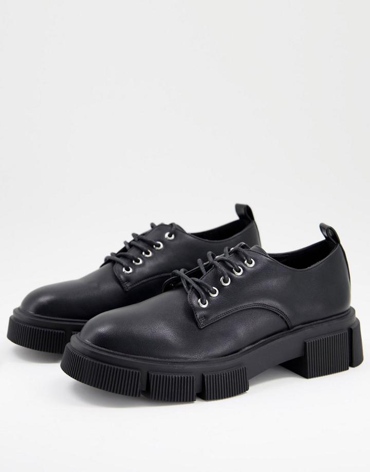 New Look Chunky Brogue In Black