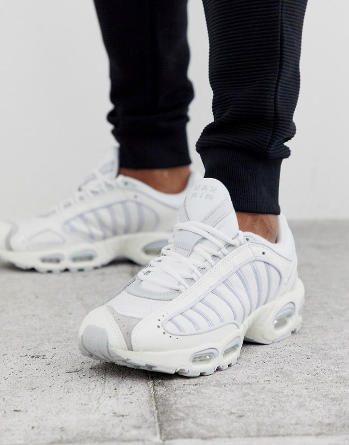 Nike Air Max Tailwind Iv Sneakers In Triple White