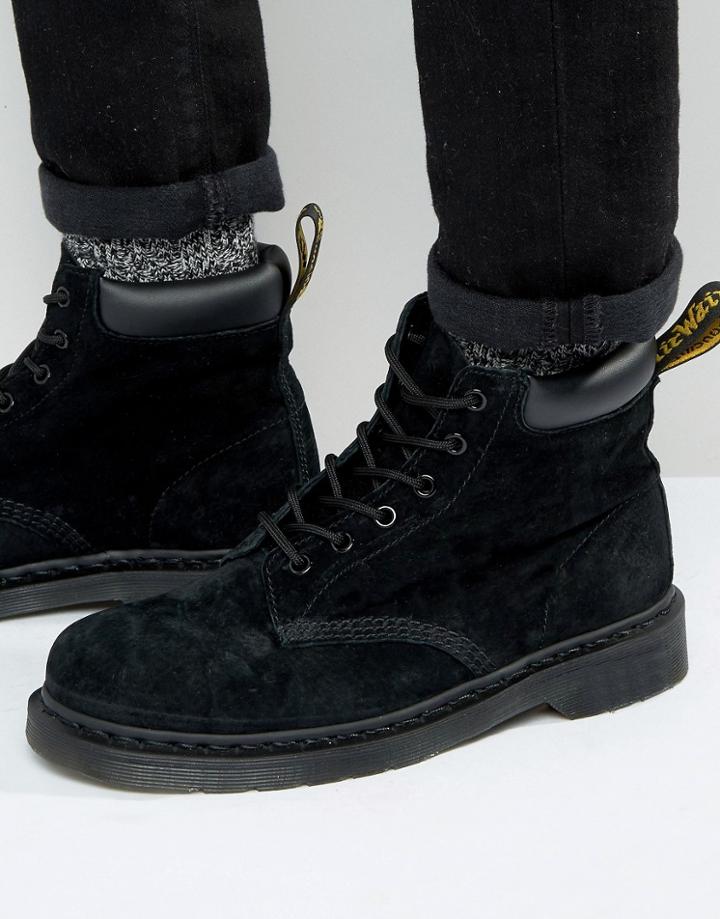 Dr Martens 939 6 Eye Suede Boots - Black