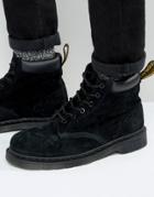 Dr Martens 939 6 Eye Suede Boots - Black