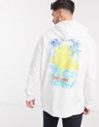 Only & Sons Photo Print Hoodie In White