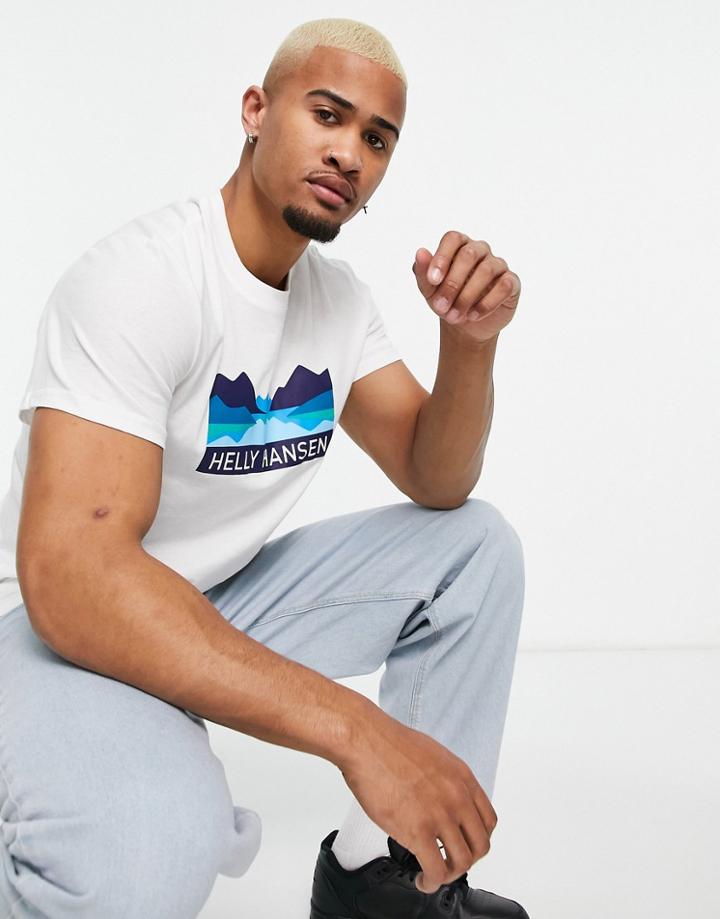 Helly Hansen Nord Graphic T-shirt In White