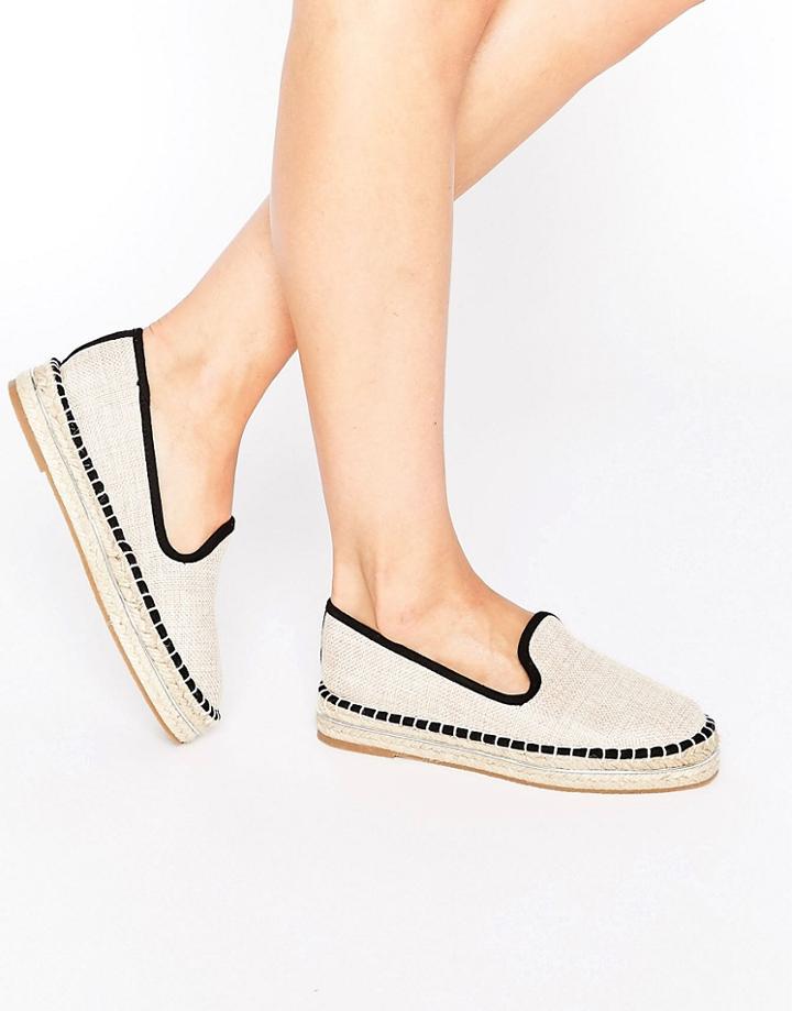 Asos Jamrazz Metal Detail Espadrilles - Beige