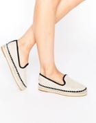 Asos Jamrazz Metal Detail Espadrilles - Beige