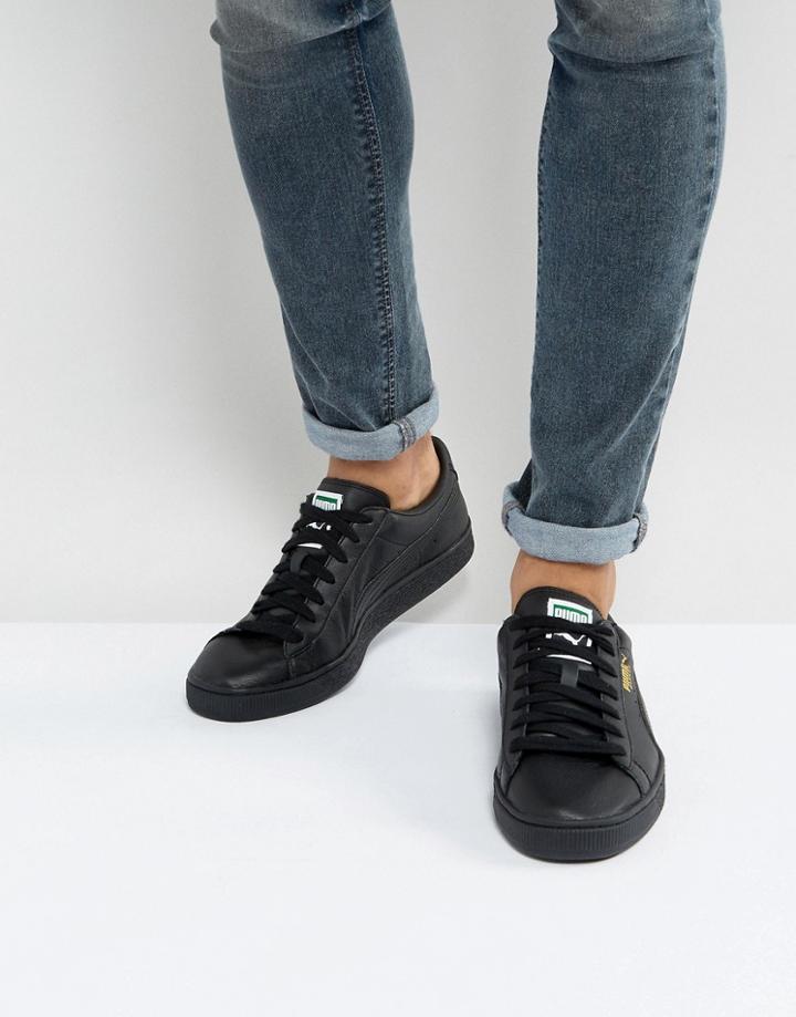 Puma Basket Classic Sneakers In Black 35436719 - Black