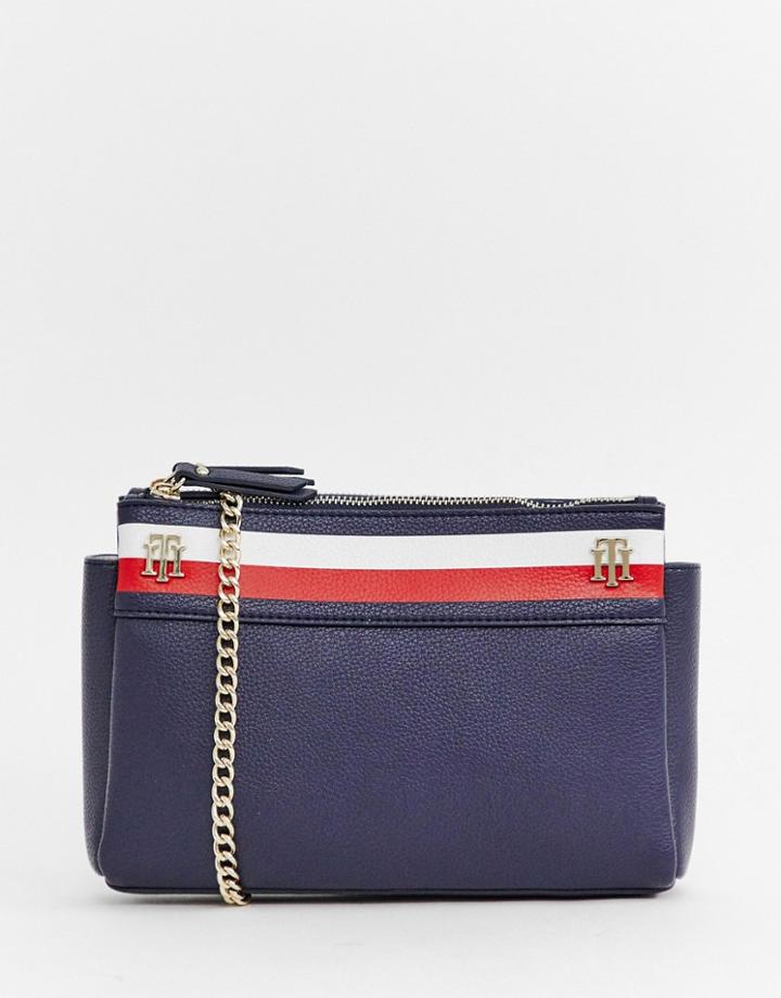 Tommy Hilfiger Hardware Cross Body Bag - Blue