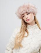 Aldo Grilaclya Faux Fur Headband - Black