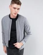 Native Youth Wool Bomber - Gray