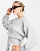 M Lounge Set Relaxed Sweater-grey