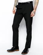 Asos Slim Fit Suit Pants In Black - Black