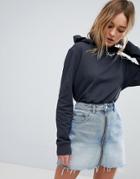 Cheap Monday Scibbled Logo Hoody - Black