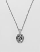 Mister Gladiator Necklace In Silver - Silver