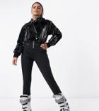 Asos 4505 Petite Ski Biker Ski Suit-black
