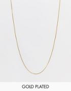 Bloom And Bay Gold Plated 42 Cm Chain Necklace