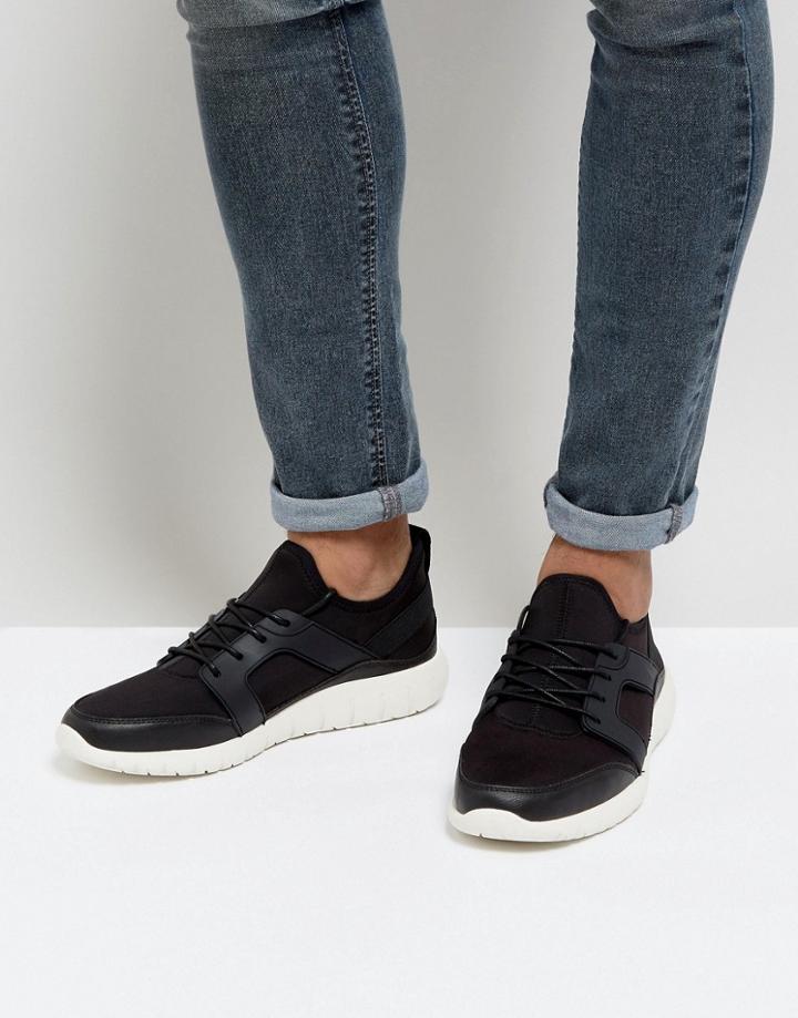 Call It Spring Hwaessa Runner Sneakers In Black - Black