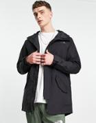 The North Face City Breeze Parka Jacket In Black