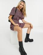 Miss Selfridge Mini Tea Dress In Pink Floral