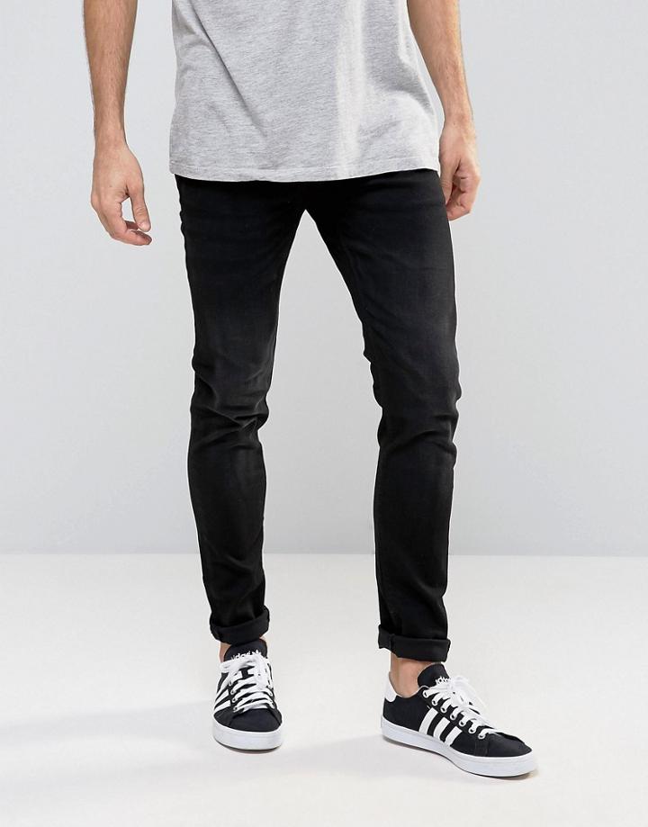 Celio Stretch Skinny Fit Jeans - Black