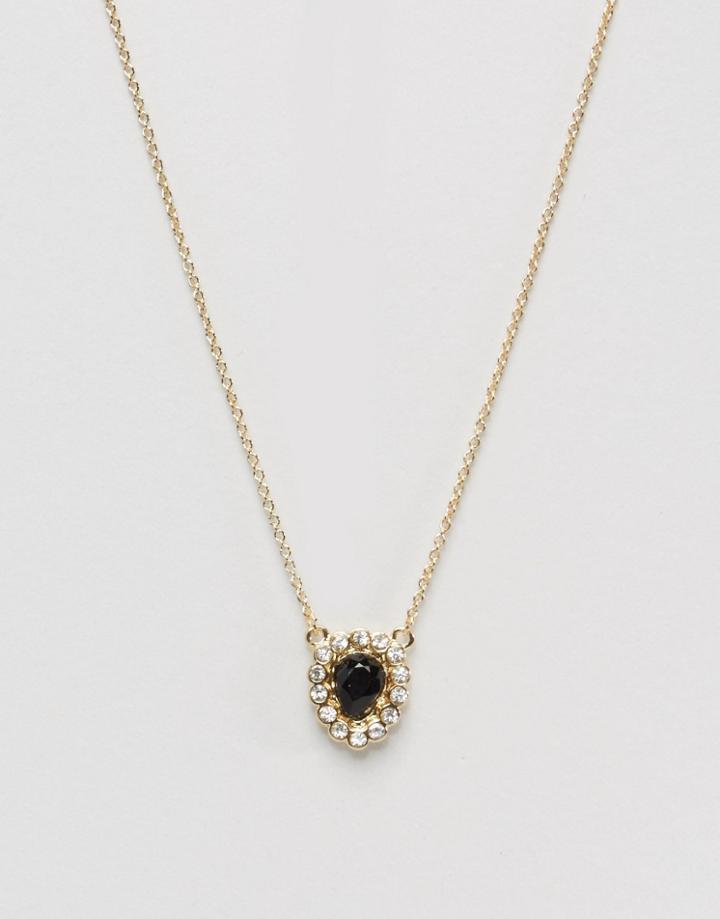 Johnny Loves Rosie Aria Pendant Necklace - Gold