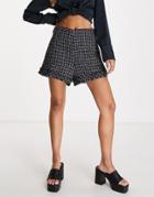 Urban Revivo Shorts In Black Boucle - Part Of A Set