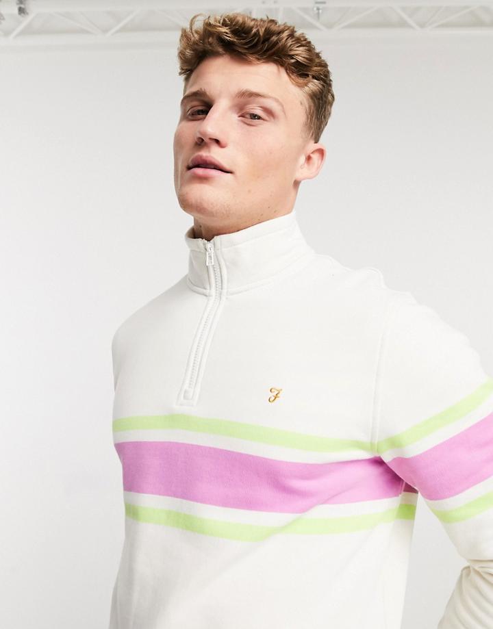 Farah Love 1/4 Zip Sweatshirt-neutral