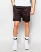 Asos Stretch Slim Chino Shorts With Rips In Charcoal - Charcoal
