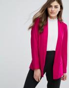 New Look Soft Tailored Blazer - Pink