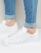 Adidas Originals Superstar Sneakers In White Aq8334 - White