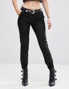 Blank Nyc Skinny Hr Leather Jeans - Black