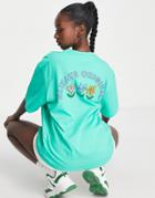 Adidas Originals Always Originals Back Print Logo T-shirt In Green