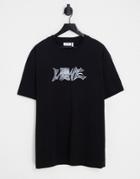 Weekday Oversized Graphic Back Printed T-shirt-white