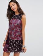 Anna Sui Flourish Print Dress - Purple