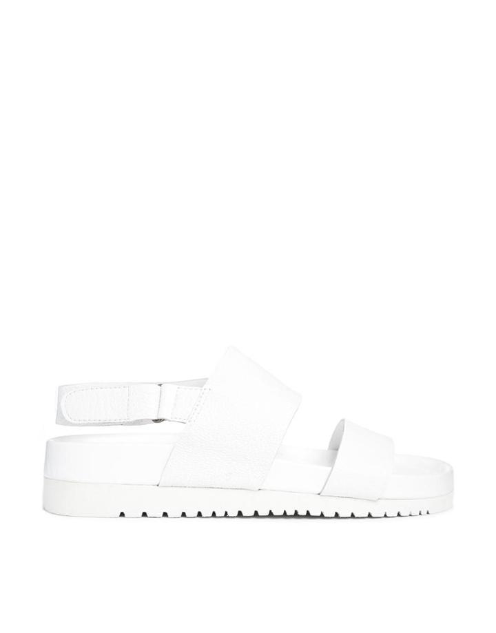 Senso Iggy White Footbed Flat Sandals