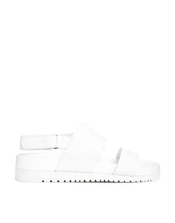 Senso Iggy White Footbed Flat Sandals