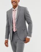 Asos Design Slim Fit Bright Pink Tie