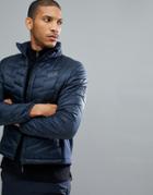 Jack Wolfskin Icy Water Quilted Jacket In Navy - Navy
