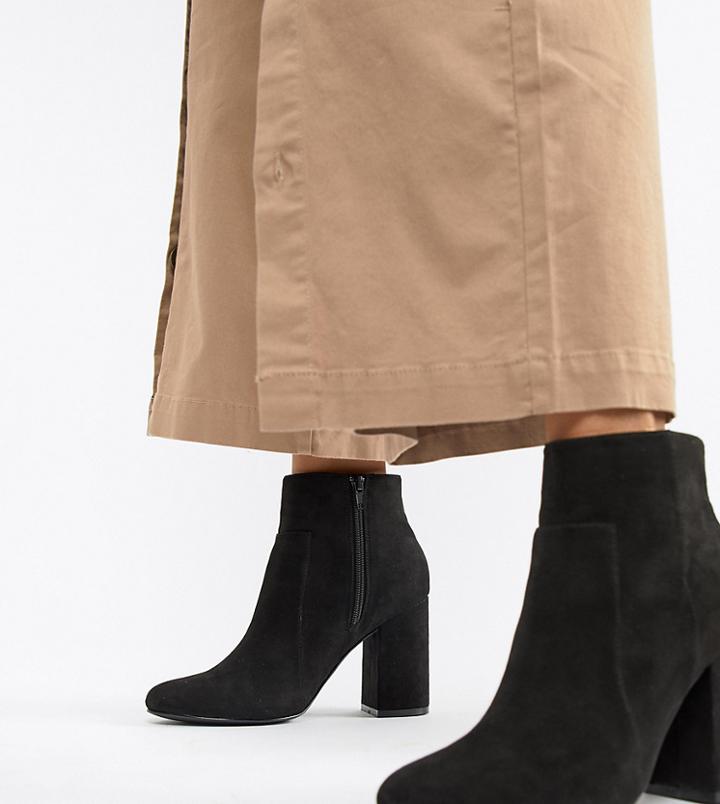 London Rebel High Ankle Boots - Black