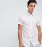 Noak Tall Skinny Shirt In Pink - Pink