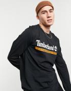 Timberland Established 1973 Long Sleeve Top In Black